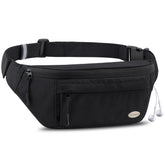 Entchin Large fanny pack for men women with 4-Zipper Pockets, premium Waist Pack Crossbody Bum Bags for Hiking, Running, Travel, Cycling and Casual