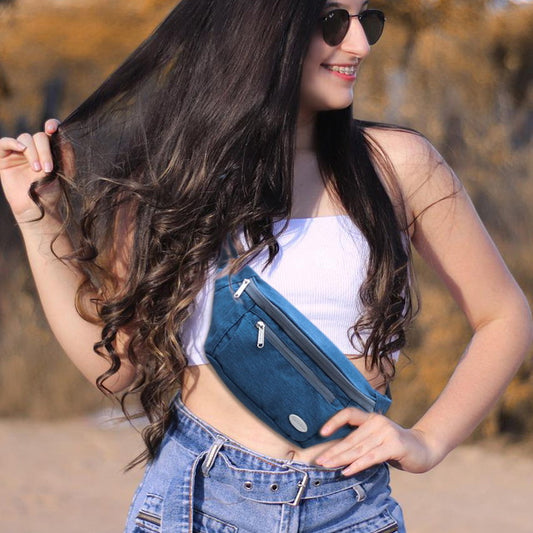 Entchin Blue Belt Bag Gifts for Women