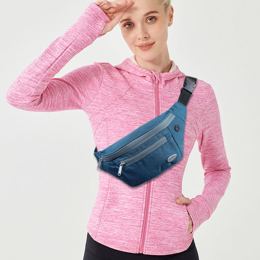 Entchin blue fanny pack for women and men