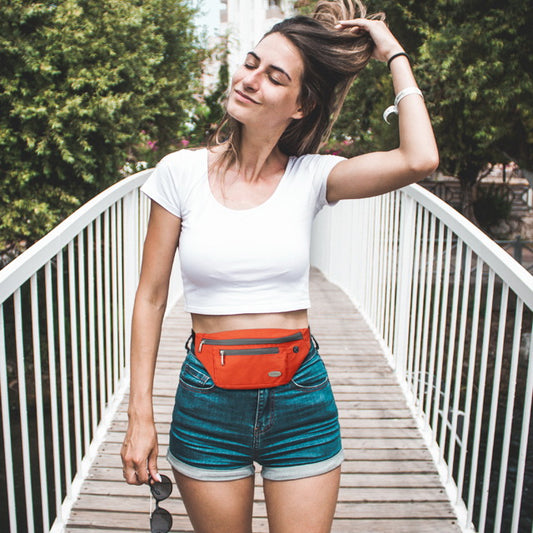 Entchin Orange Waist Bag