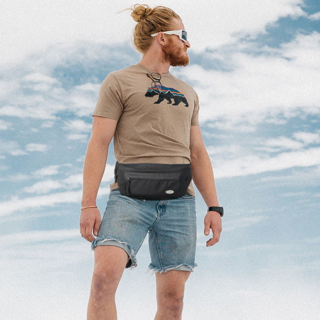 Entchin Large fanny pack for men