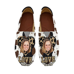 Entchin Custom Womens Casual Shoes Personalize Head Picture