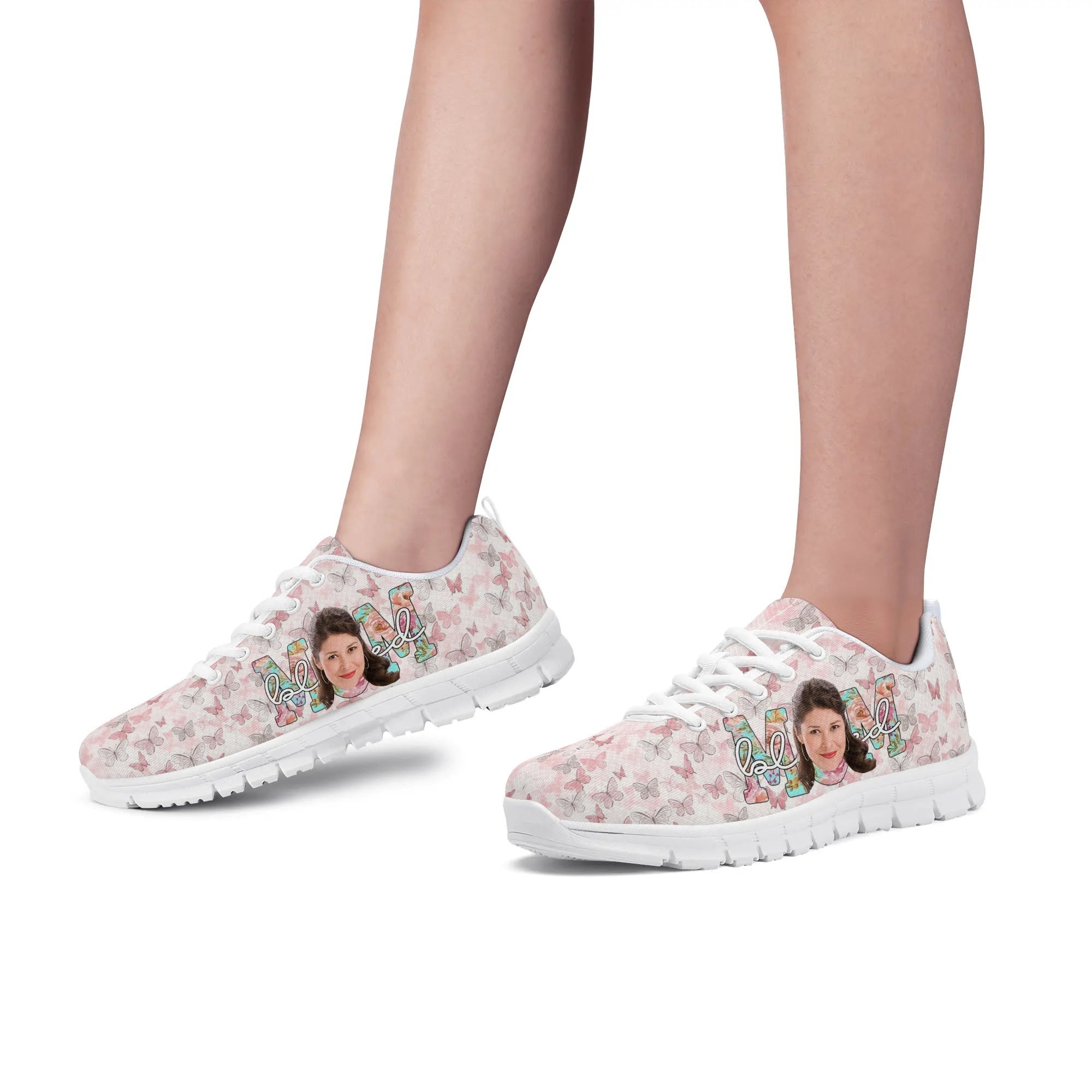 Entchin Custom Womens Running Shoes Personalize Head Picture