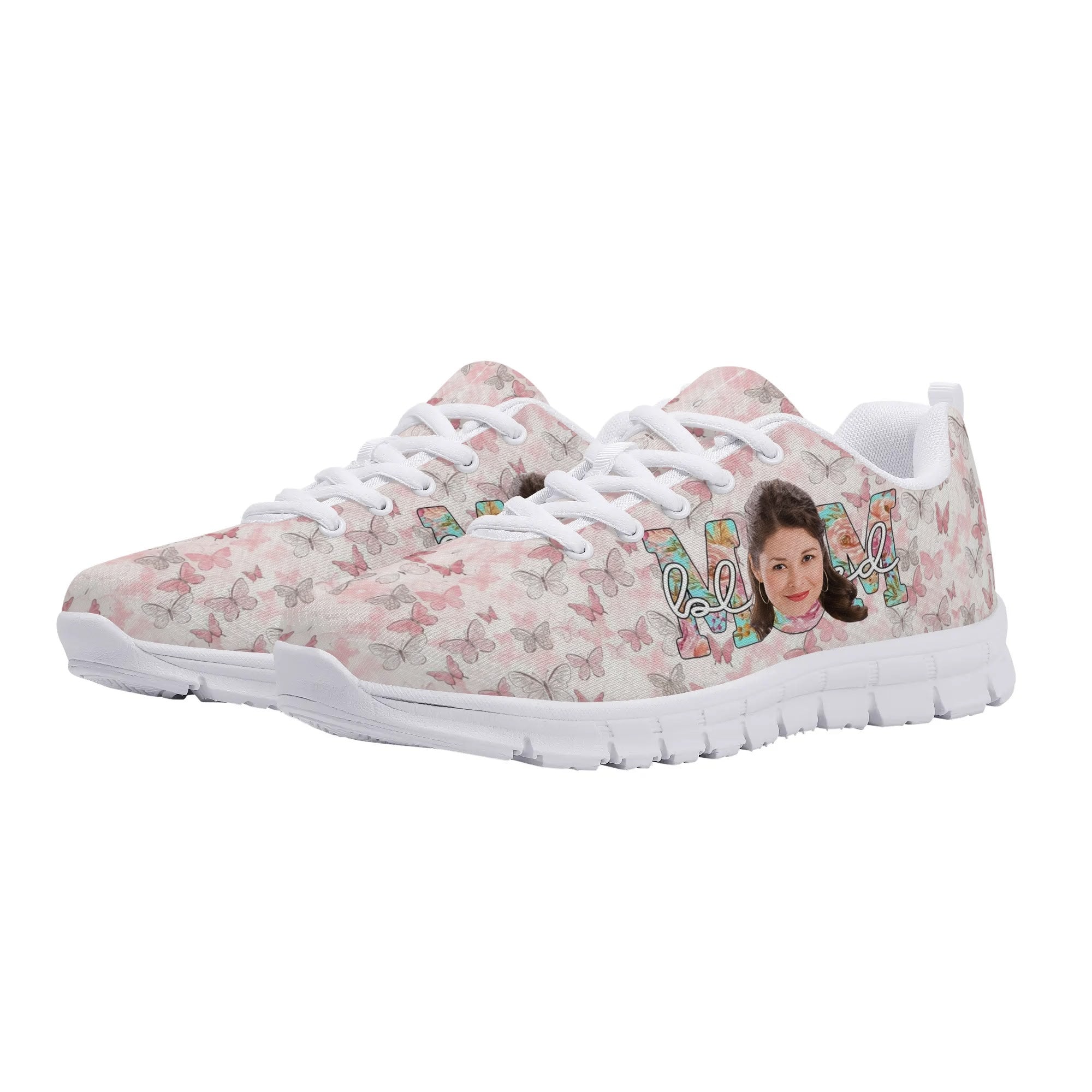 Entchin Custom Womens Running Shoes Personalize Head Picture