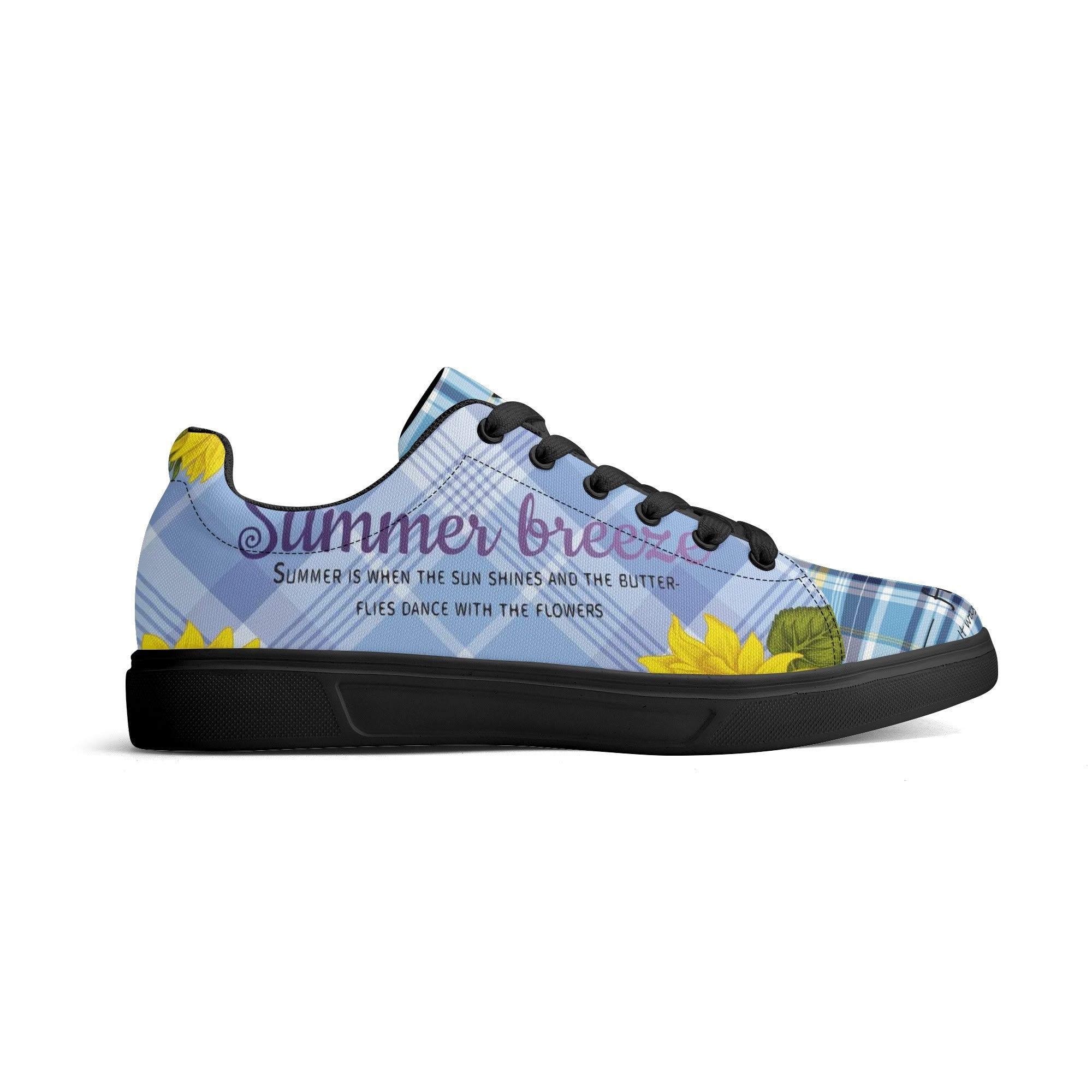 Entchin Custom Lightweight Brand Low Top Cavans Shoes WIth Personalized Logo /Name