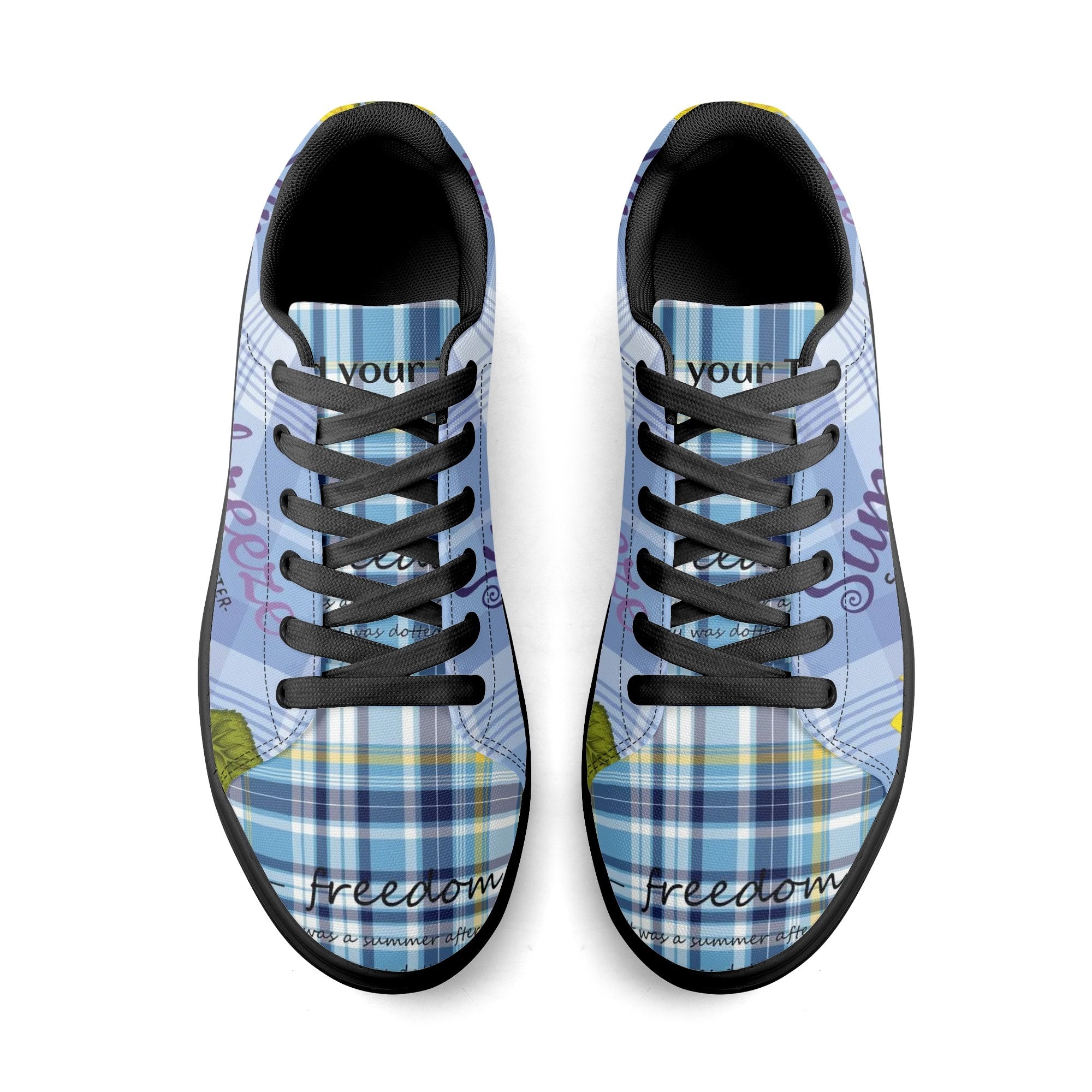 Entchin Custom Lightweight Brand Low Top Cavans Shoes WIth Personalized Logo /Name