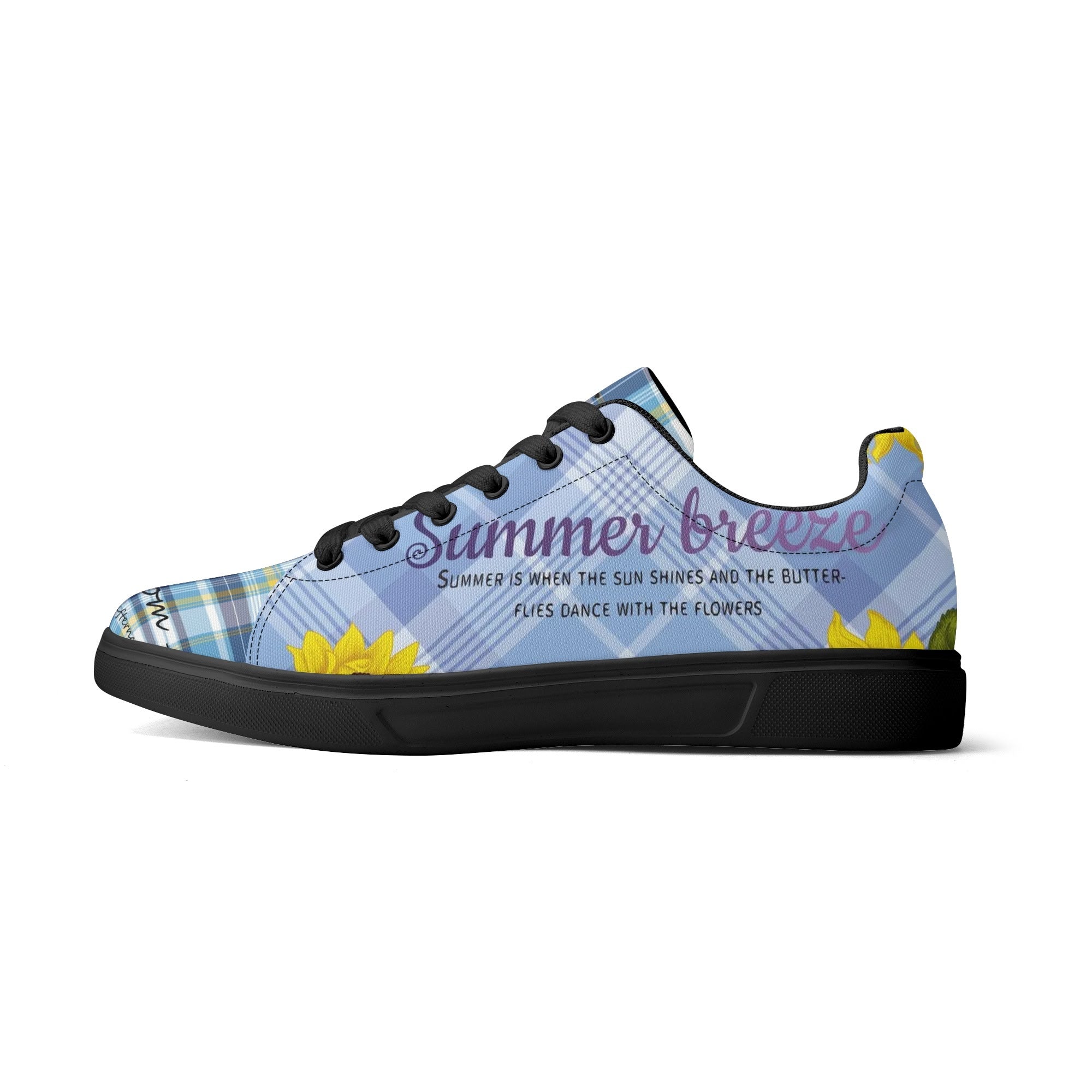 Entchin Custom Lightweight Brand Low Top Cavans Shoes WIth Personalized Logo /Name