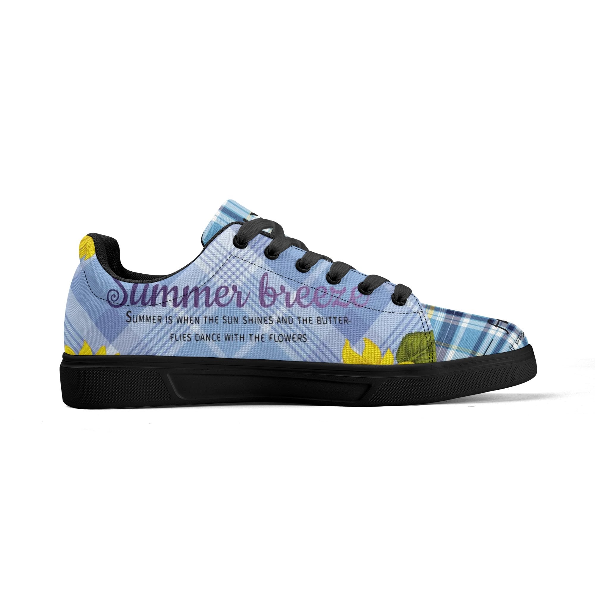 Entchin Custom Lightweight Brand Low Top Cavans Shoes WIth Personalized Logo /Name