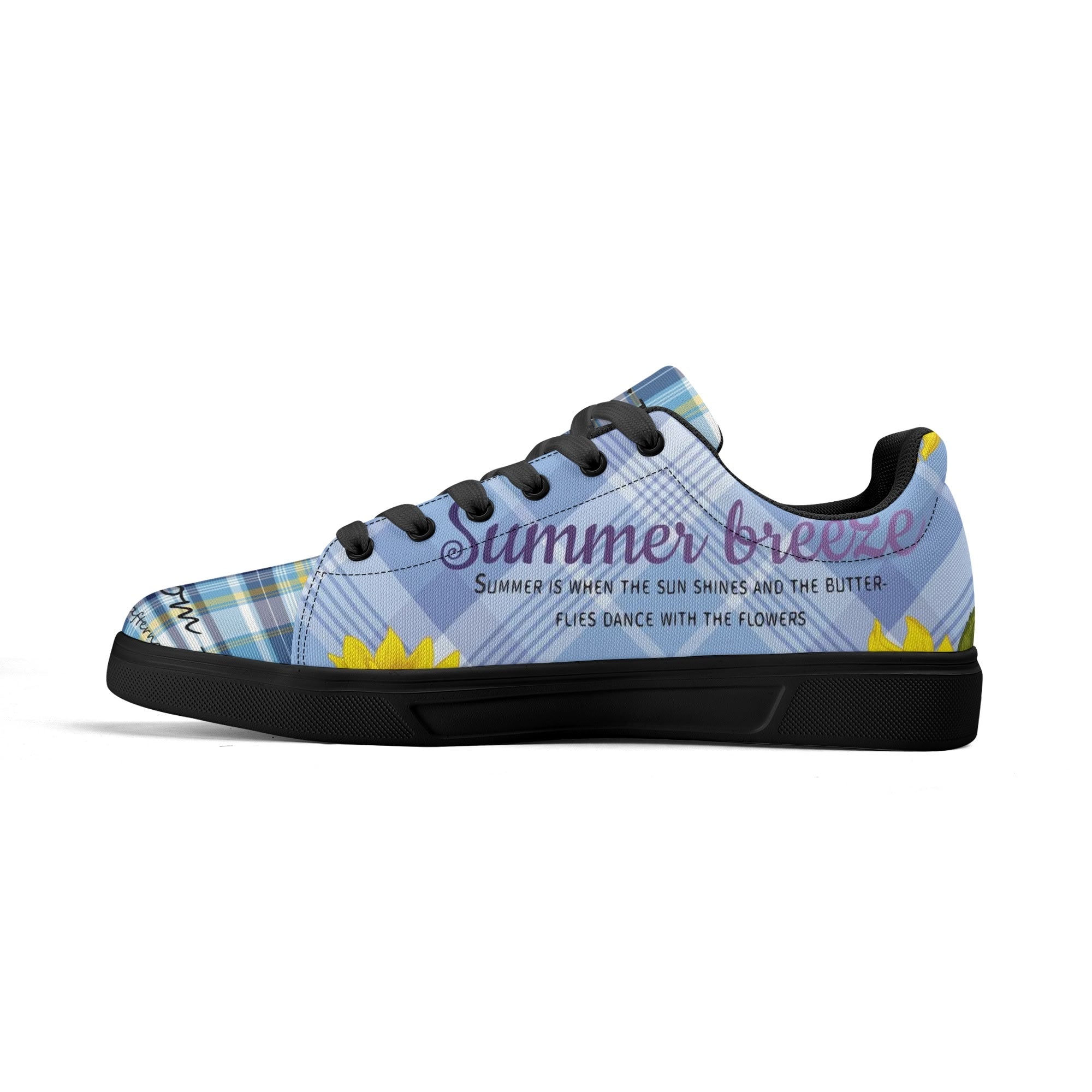 Entchin Custom Lightweight Brand Low Top Cavans Shoes WIth Personalized Logo /Name