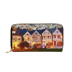 Entchin Custom Long Zipper Wallet Photo Design Purse with Zipper