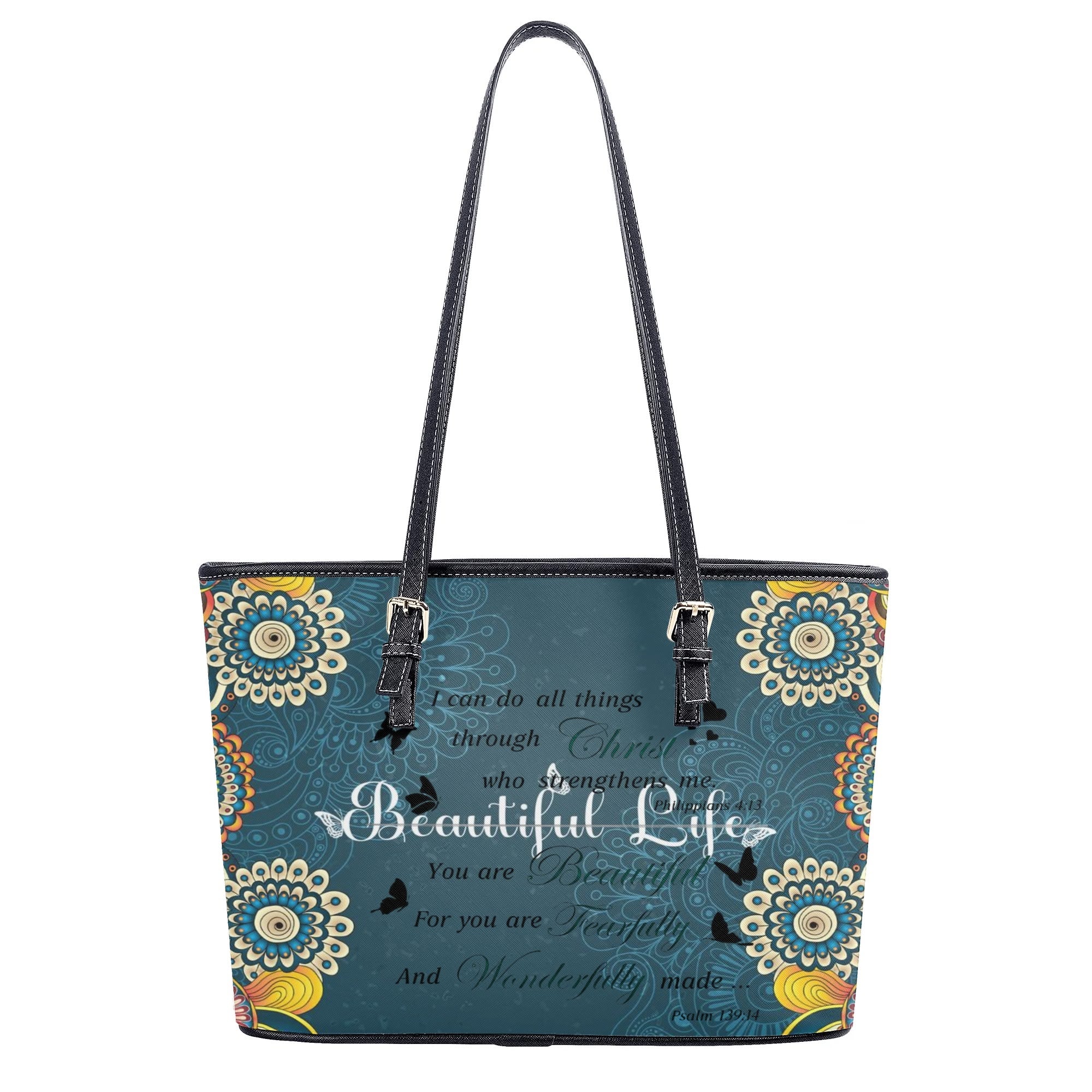 Entchin Custom Vegan Leather Tote Bags Designable Handbag