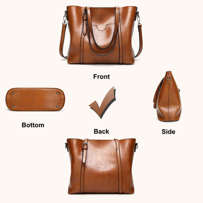 Entchin Genuine Leather Tote Bag for Women | Travel Essentials & Gifts for Women | Crossbody Bags for Women | Fanny Packs for Women