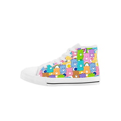 Entchin Custom New High-Top Canvas Shoes with Personalize Picture