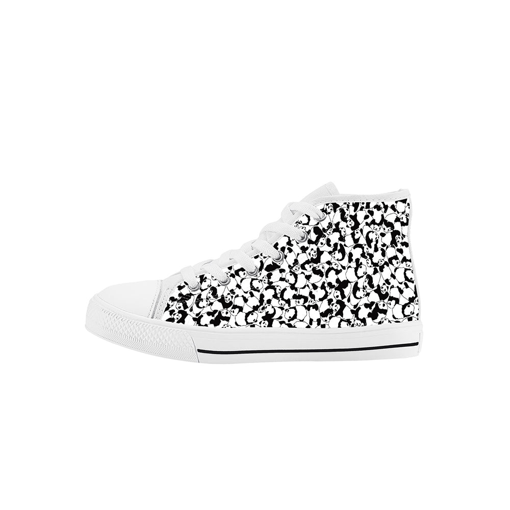 Entchin Custom New High-Top Canvas Shoes with Personalize Picture