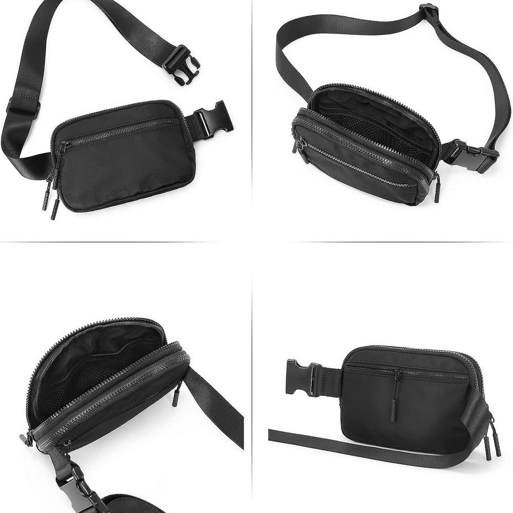 Entchin Waterproof Fanny Pack for Women Lightweight Crossbody Belt Bag Adjustable Waist Bag for Walking Shopping, Cycling, Traveling