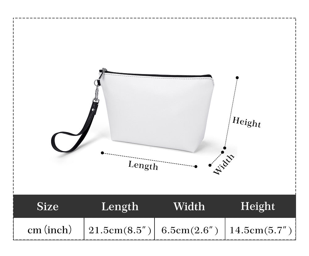 Entchin Custom Trapezoid Cosmetic Bag Photo Design Makeup Bag