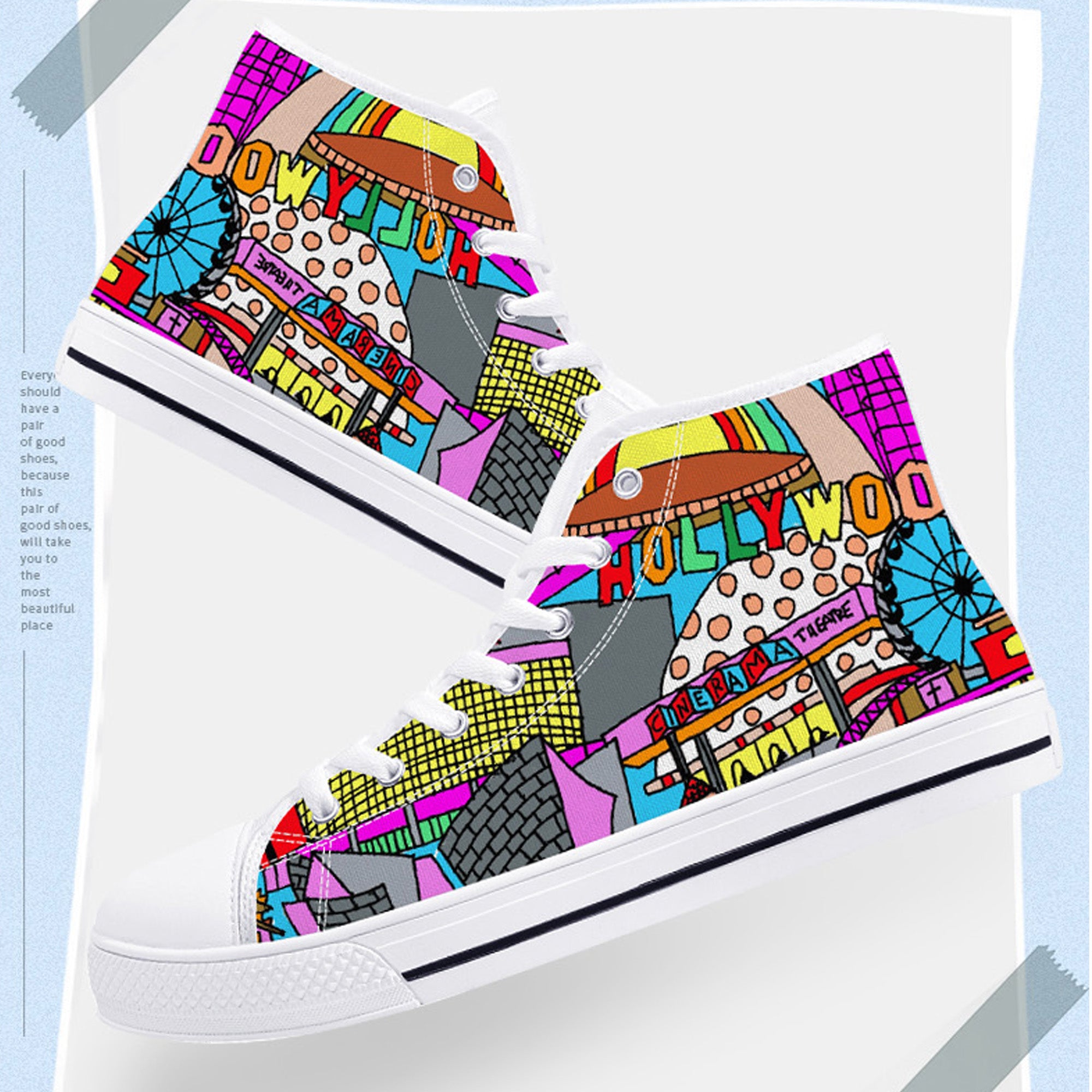 Entchin Custom Canvas Shoes with Personalize Picture