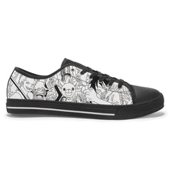 Entchin Custom Low-Top Canvas Shoes with Personalize Picture