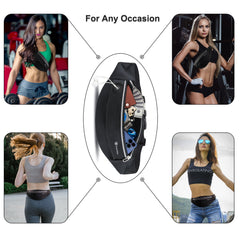 Entchin Fanny Pack elastic for Women Men, Traveling Running Casual Wallets Workout Gym Fitness Waist Pack Phone Bag