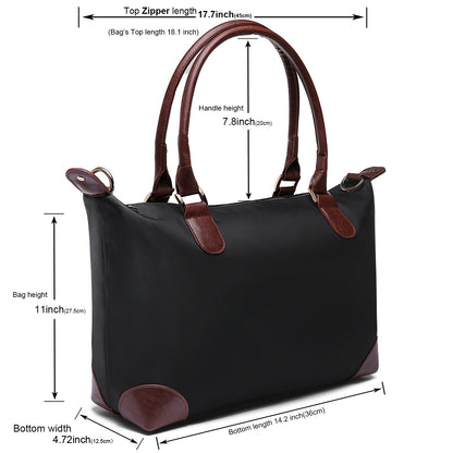 Entchin Tote Bag Women Fashion Nylon Hobo Handbags Stylish Shoulder Work Satchel Crossbody Bag