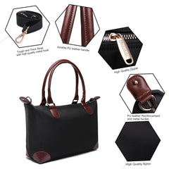 Entchin Tote Bag Women Fashion Nylon Hobo Handbags Stylish Shoulder Work Satchel Crossbody Bag